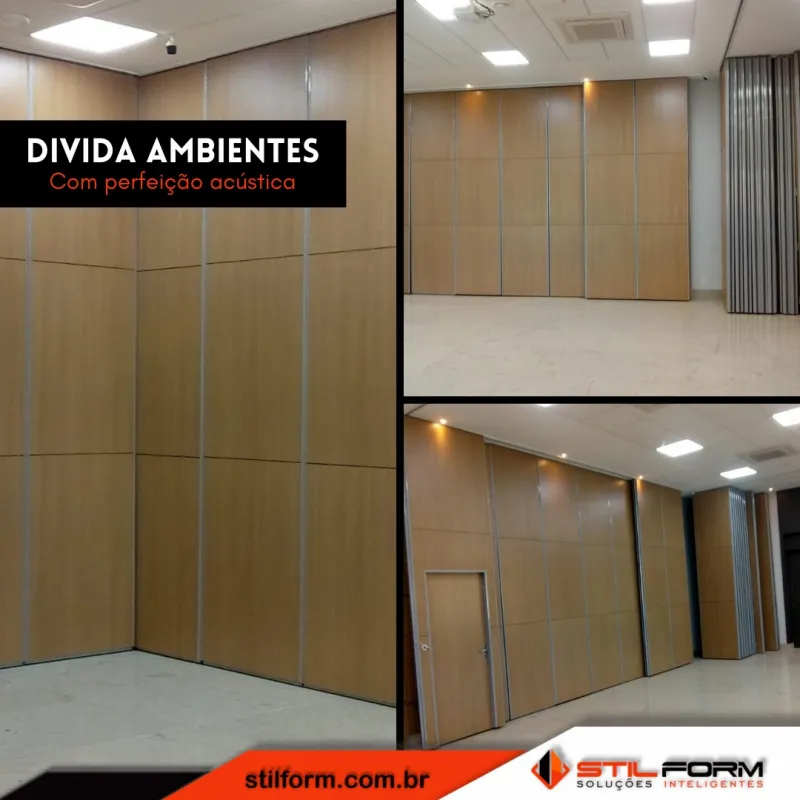 Divisórias para ambientes internos do escritório