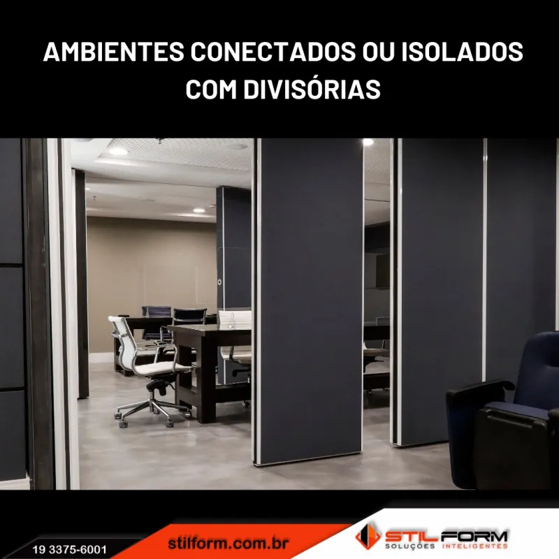 Divisórias modulares